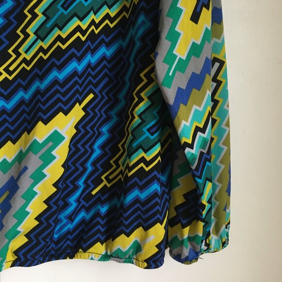 Electric Circus Punkrock Mistfit Bolt and Rhinestone Blouse - Picture 7 of 14